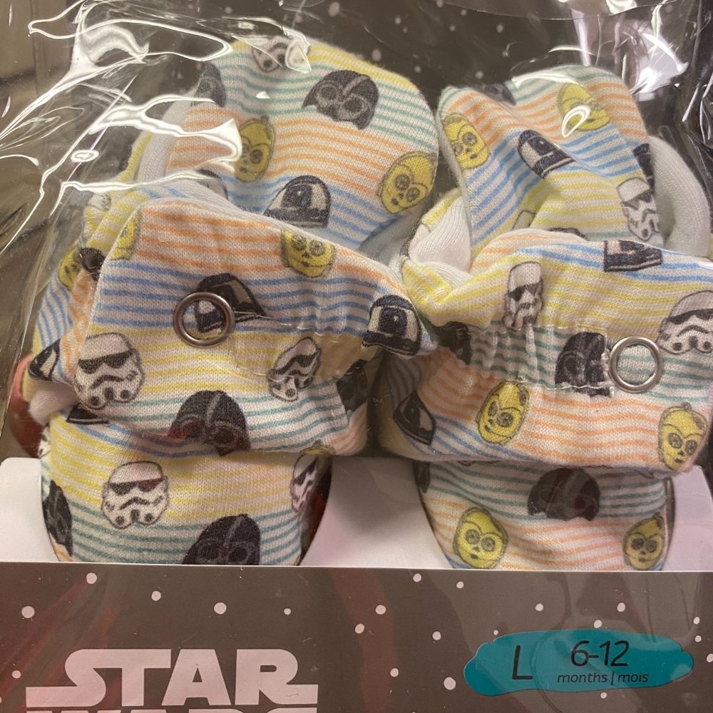 Robeez Star Wars 6-12 months Snap Booties